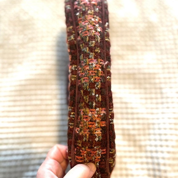 VERA BRADLEY Vintage Collectable Herringbone Clutch - Picture 4 of 5